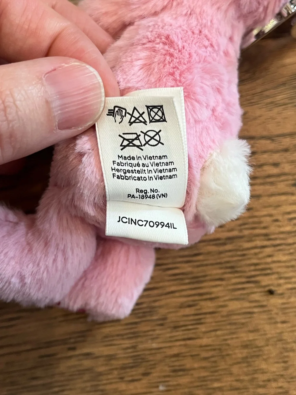 Jellycat Blushkin Blossom Bunny Bag Charm BNWT with dust bag